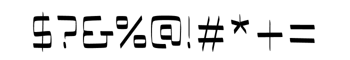 Keep regular Font OTHER CHARS