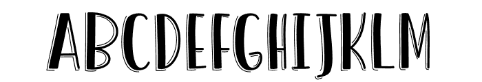 KeepInTouch Font UPPERCASE