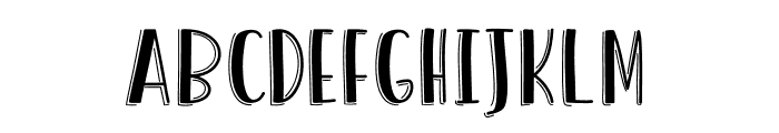KeepInTouch Font LOWERCASE