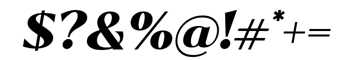 Kegina Black Italic Font OTHER CHARS