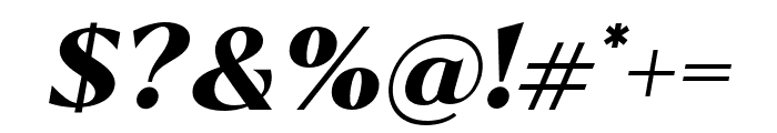 Kegina-BlackItalic Font OTHER CHARS