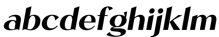 Kegina Bold Italic Font LOWERCASE