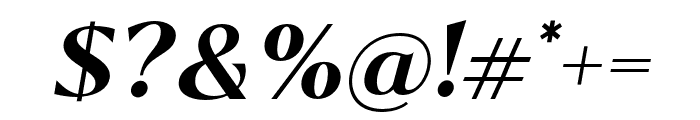 Kegina-BoldItalic Font OTHER CHARS