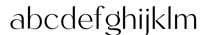 Kegina Extra Light Font LOWERCASE