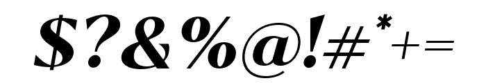 Kegina-ExtraBoldItalic Font OTHER CHARS