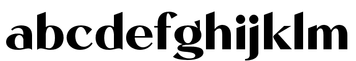 Kegina-ExtraBold Font LOWERCASE