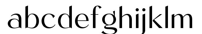 Kegina-Light Font LOWERCASE