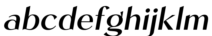 Kegina-MediumItalic Font LOWERCASE