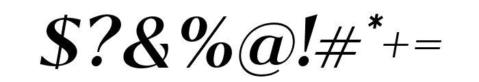 Kegina-SemiBoldItalic Font OTHER CHARS