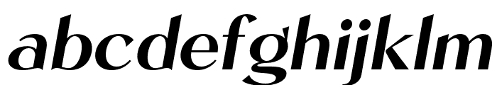 Kegina-SemiBoldItalic Font LOWERCASE