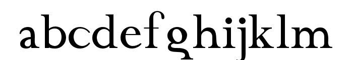 Kegon Regular Font LOWERCASE