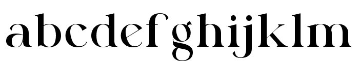 Keira Serif Regular Font LOWERCASE