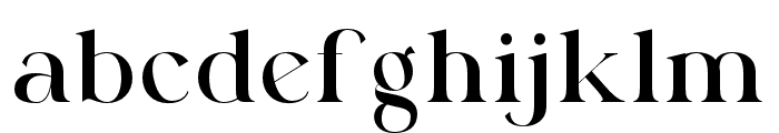 KeiraSerif-Regular Font LOWERCASE