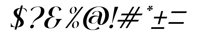 KeiraSlant-Regular Font OTHER CHARS