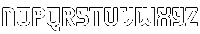 Keitaro-Outline Font LOWERCASE