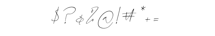 Keithany Italic Font OTHER CHARS