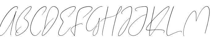 Keithany Italic Font UPPERCASE