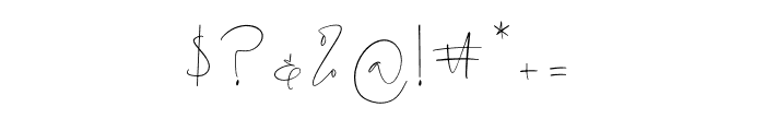 Keithany Font OTHER CHARS