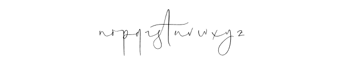 Keithany Font LOWERCASE