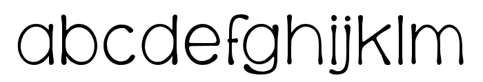 Kejora Regular Font LOWERCASE