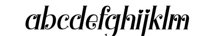 Kelitta Italic Font LOWERCASE