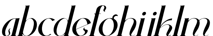 Kellano Italic Font LOWERCASE