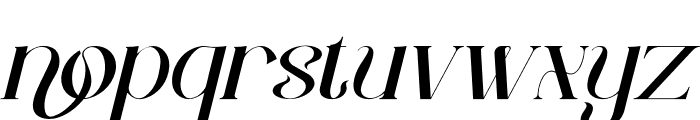 Kellano Italic Font LOWERCASE