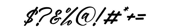 Kellanota Italic Font OTHER CHARS