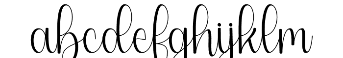 Kelley Font LOWERCASE