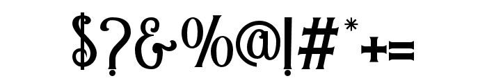 Kelluhan-Regular Font OTHER CHARS