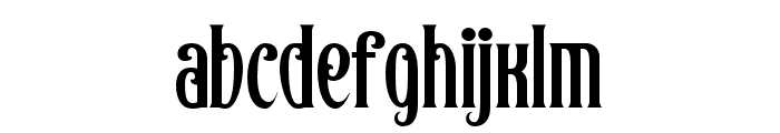 Kelluhan-Regular Font LOWERCASE