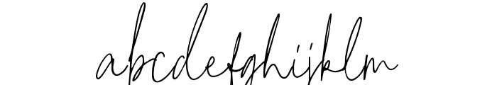 KellyBlossom-Regular Font LOWERCASE