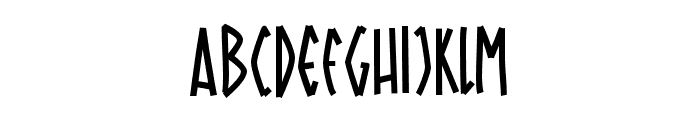 Kellyhaks-Regular Font UPPERCASE