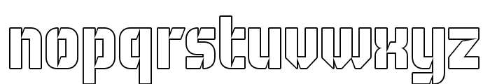KelraStar-Outline Font LOWERCASE
