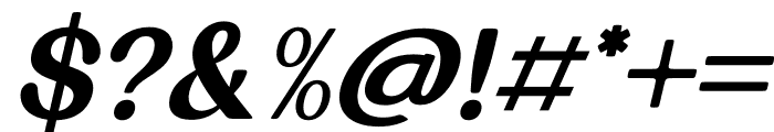 Kelvingi Rodrige Italic Font OTHER CHARS