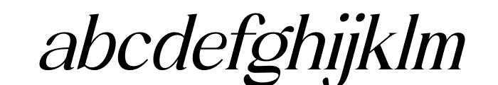 Kemilash Italic Font LOWERCASE