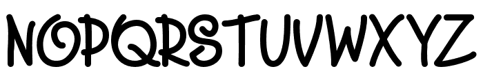 KenTunk-Regular Font UPPERCASE