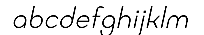 Kenala Light Italic FONT