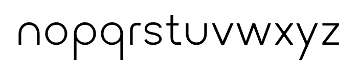 Kenala Light Font LOWERCASE