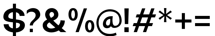 Kencana-SemiBold Font OTHER CHARS