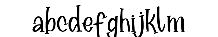 Kendhel Font LOWERCASE