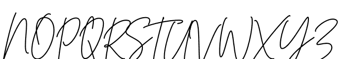 Kendra Signature Font UPPERCASE