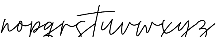 Kendra Signature Font LOWERCASE