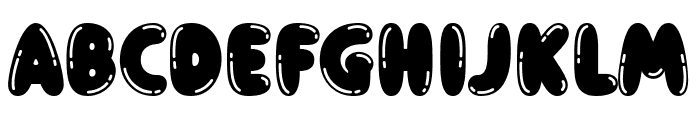 Kenlye Bubble Font LOWERCASE