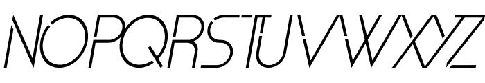Kent Corner Italic Font UPPERCASE