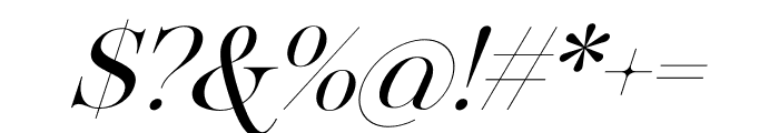 Kerad Serif Italic Font OTHER CHARS