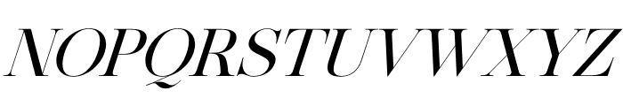 Kerad Serif Italic Font UPPERCASE