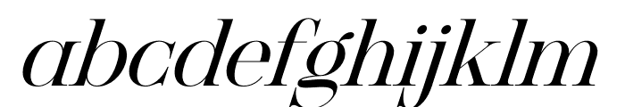 Kerad Serif Italic Font LOWERCASE