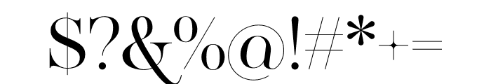 Kerad Serif Font OTHER CHARS