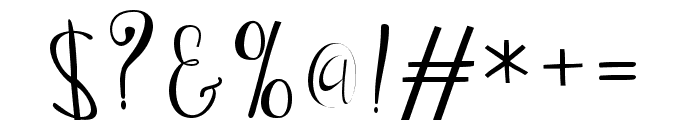 KerlingScript-Bold Font OTHER CHARS